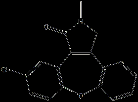 11-Chloro-2,3-dihydro-2-methyl-1H-dibenz[2,3:6,7]oxepino[4,5-c]pyrrol-1-one