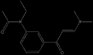 N-Ethyl-N-3-((3-dimethylamino-1-oxo-2-propenyl)phenyl)acetamide