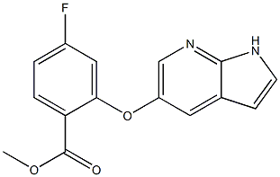 Methyl 4-Fluoro-2-{1H-pyrrolo[2,3-b]pyridin-5-yloxy}benzoate
