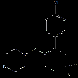 1-((4'-chloro-5,5-dimethyl-3,4,5,6-tetrahydro-[1,1'-biphenyl]-2-yl)methyl)piperazine